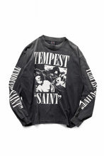 画像をギャラリービューアに読み込む, SAINT Mxxxxxx TEMPEST LS TEE (BLACK)