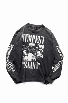 画像をギャラリービューアに読み込む, SAINT Mxxxxxx TEMPEST LS TEE (BLACK)