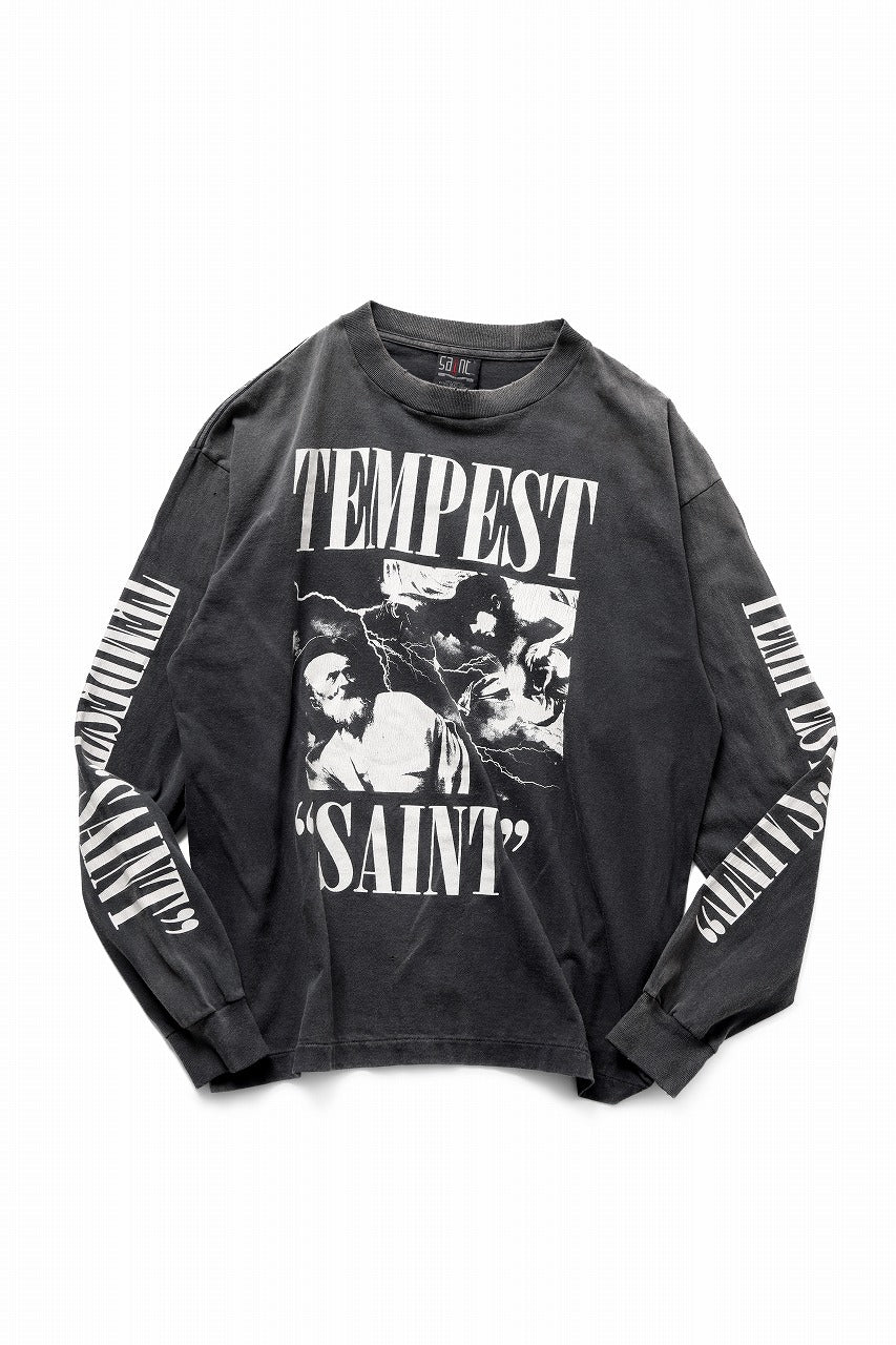 画像をギャラリービューアに読み込む, SAINT Mxxxxxx TEMPEST LS TEE (BLACK)