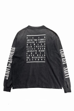 画像をギャラリービューアに読み込む, SAINT Mxxxxxx TEMPEST LS TEE (BLACK)