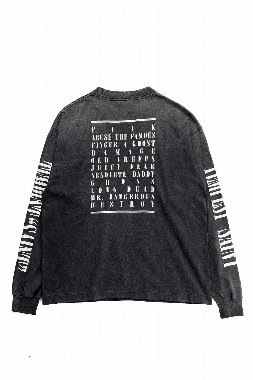 画像をギャラリービューアに読み込む, SAINT Mxxxxxx TEMPEST LS TEE (BLACK)