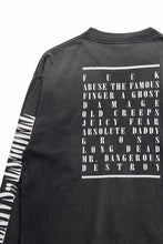 画像をギャラリービューアに読み込む, SAINT Mxxxxxx TEMPEST LS TEE (BLACK)