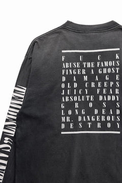 画像をギャラリービューアに読み込む, SAINT Mxxxxxx TEMPEST LS TEE (BLACK)
