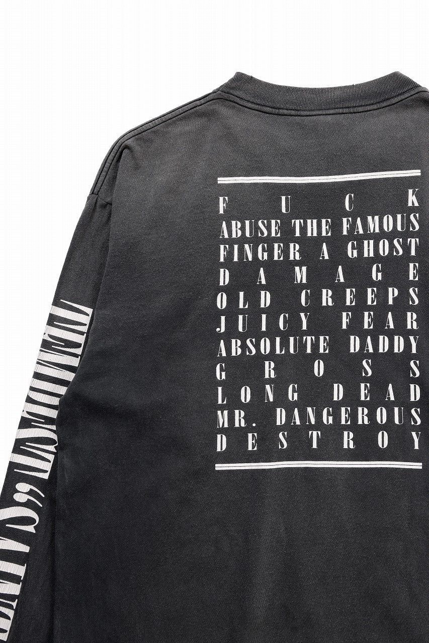 画像をギャラリービューアに読み込む, SAINT Mxxxxxx TEMPEST LS TEE (BLACK)