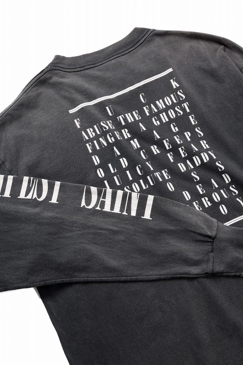 画像をギャラリービューアに読み込む, SAINT Mxxxxxx TEMPEST LS TEE (BLACK)