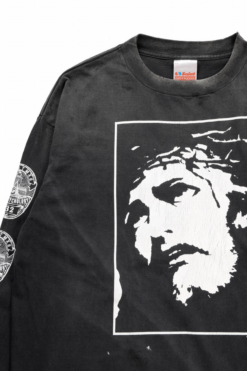 SAINT Mxxxxxx LS TEE / LOVE SAINT (BLACK)