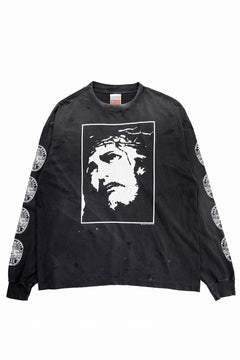 画像をギャラリービューアに読み込む, SAINT Mxxxxxx LS TEE / LOVE SAINT (BLACK)