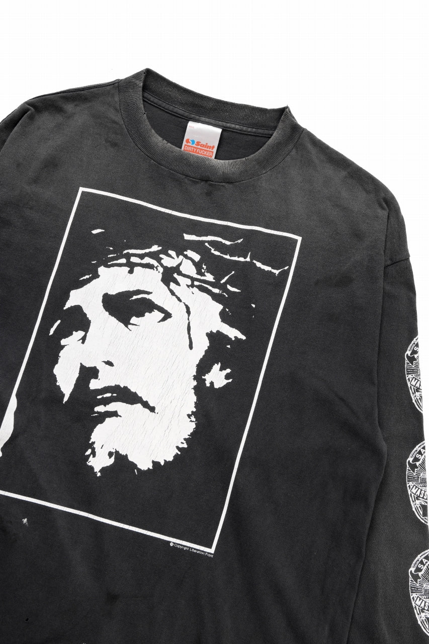 SAINT Mxxxxxx LS TEE / LOVE SAINT (BLACK)