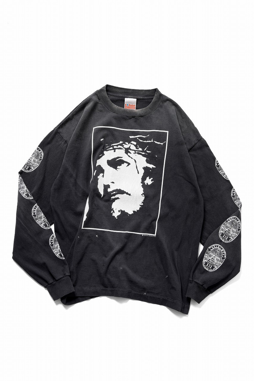 SAINT Mxxxxxx LS TEE / LOVE SAINT (BLACK)