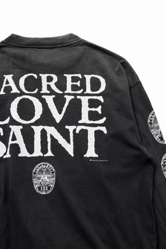 画像をギャラリービューアに読み込む, SAINT Mxxxxxx LS TEE / LOVE SAINT (BLACK)