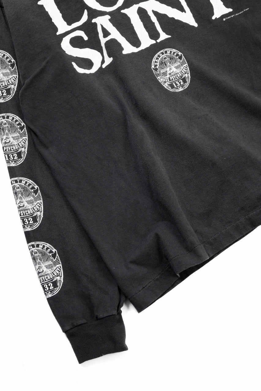 SAINT Mxxxxxx LS TEE / LOVE SAINT (BLACK)