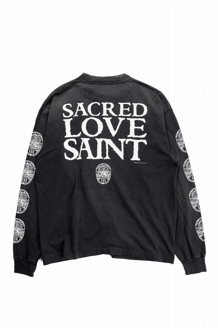 SAINT Mxxxxxx LS TEE / LOVE SAINT (BLACK)