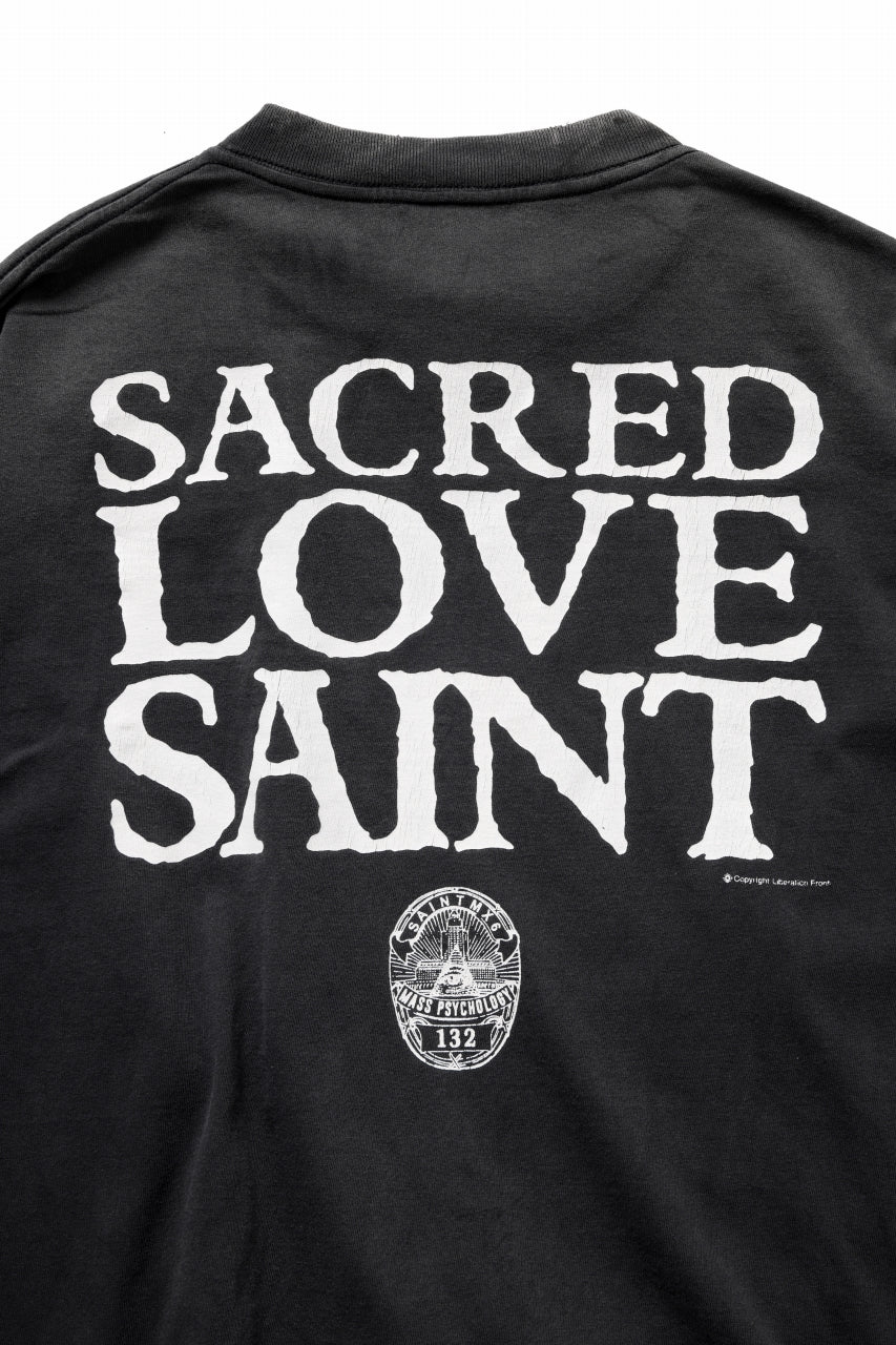 SAINT Mxxxxxx LS TEE / LOVE SAINT (BLACK)