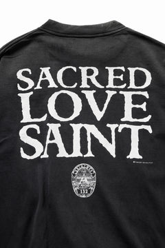 画像をギャラリービューアに読み込む, SAINT Mxxxxxx LS TEE / LOVE SAINT (BLACK)