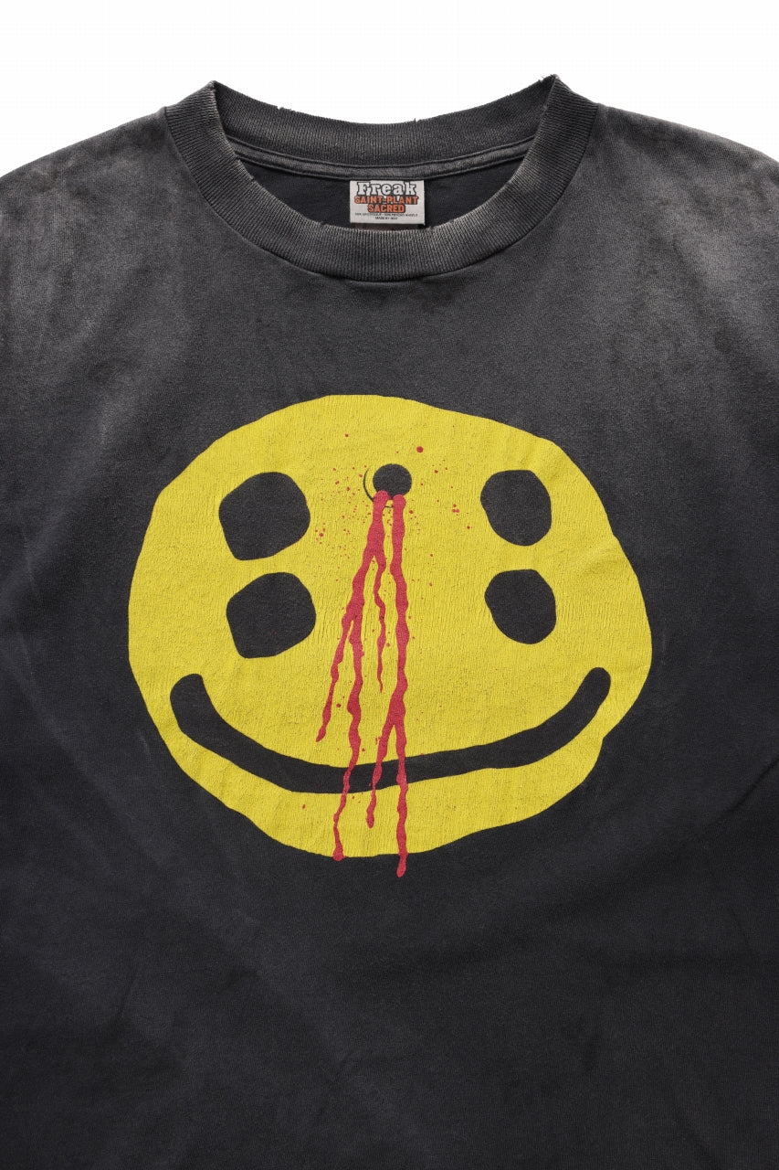 画像をギャラリービューアに読み込む, SAINT Mxxxxxx x cactus plant flea market SS TEE / SMILE (BLACK)