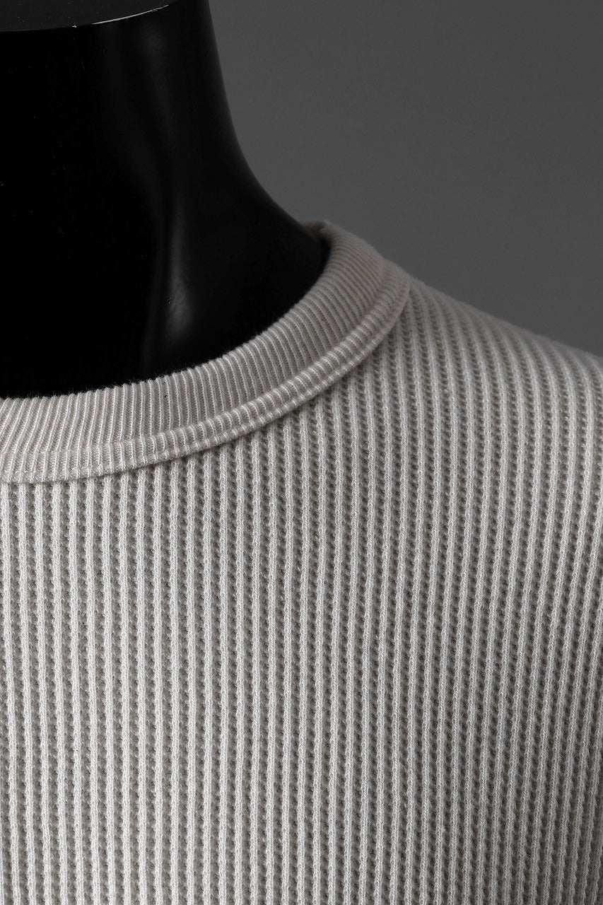 画像をギャラリービューアに読み込む, FULLCOUNT HEAVY WEIGHT WAFFLE L/S T SHIRT / ORIGINAL 22//- TIGHT TENSION COTTON (ECRU)