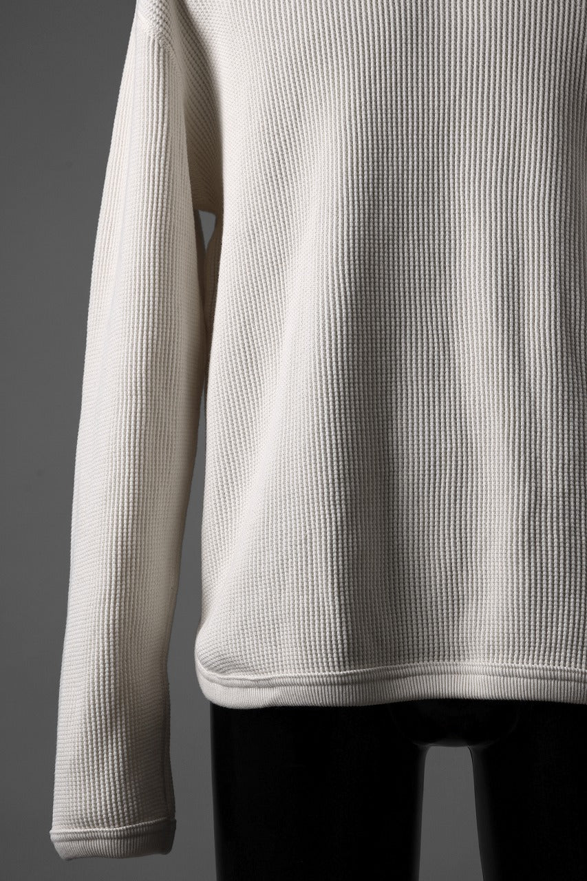 画像をギャラリービューアに読み込む, FULLCOUNT HEAVY WEIGHT WAFFLE L/S T SHIRT / ORIGINAL 22//- TIGHT TENSION COTTON (ECRU)