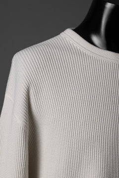 画像をギャラリービューアに読み込む, FULLCOUNT HEAVY WEIGHT WAFFLE L/S T SHIRT / ORIGINAL 22//- TIGHT TENSION COTTON (ECRU)