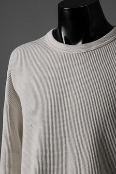画像をギャラリービューアに読み込む, FULLCOUNT HEAVY WEIGHT WAFFLE L/S T SHIRT / ORIGINAL 22//- TIGHT TENSION COTTON (ECRU)