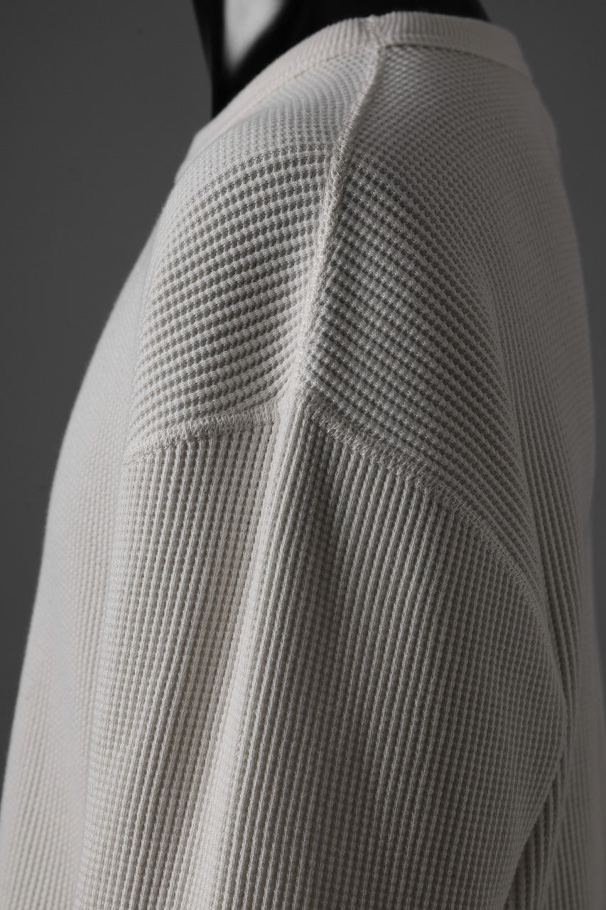 画像をギャラリービューアに読み込む, FULLCOUNT HEAVY WEIGHT WAFFLE L/S T SHIRT / ORIGINAL 22//- TIGHT TENSION COTTON (ECRU)