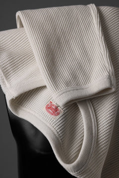 画像をギャラリービューアに読み込む, FULLCOUNT HEAVY WEIGHT WAFFLE L/S T SHIRT / ORIGINAL 22//- TIGHT TENSION COTTON (ECRU)