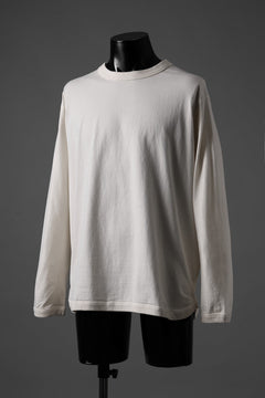 画像をギャラリービューアに読み込む, FULLCOUNT FLAT SEAM HEAVY WEIGHT L/S T SHIRT / ORIGINAL 30/2 TIGH TENSION JERSEY (ECRU)