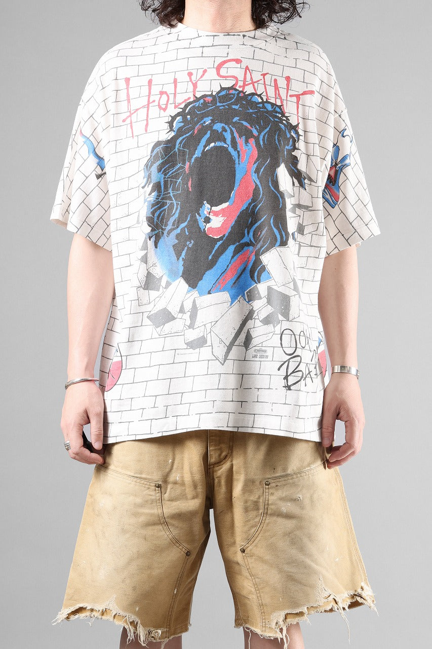 Load image into Gallery viewer, SAINT Mxxxxxx SS TEE / HOLY SAINT (WHITE)