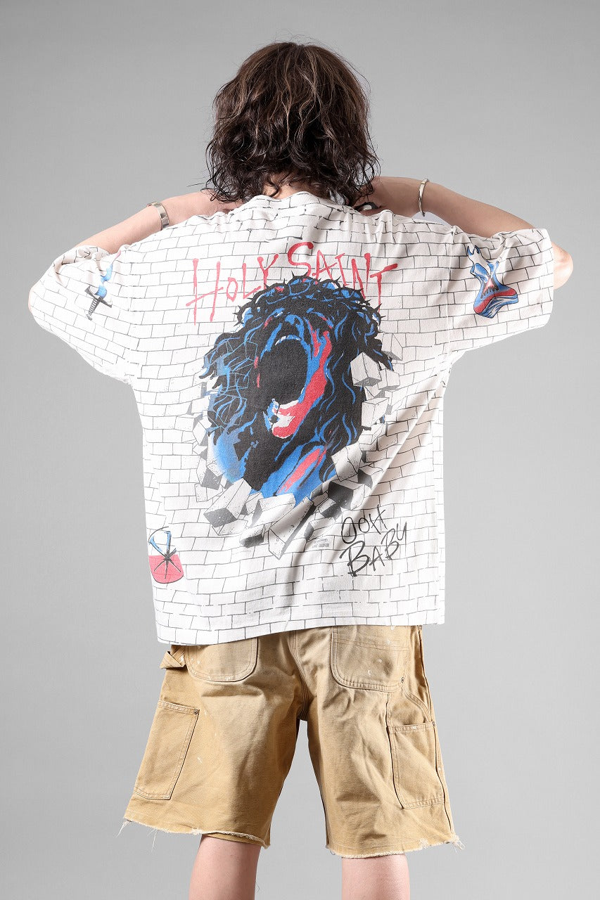 Load image into Gallery viewer, SAINT Mxxxxxx SS TEE / HOLY SAINT (WHITE)