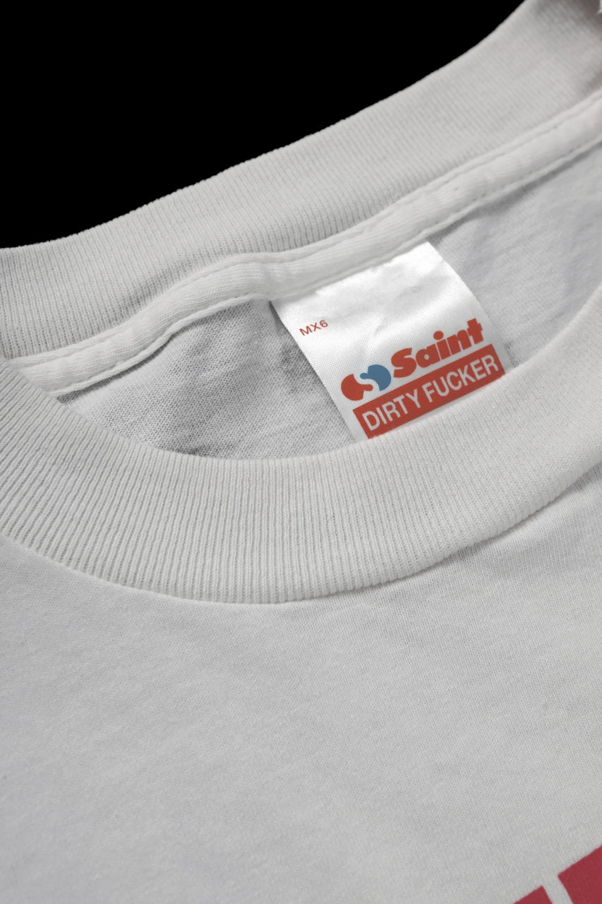 SAINT Mxxxxxx SS TEE / DIRTY PIG (WHITE)