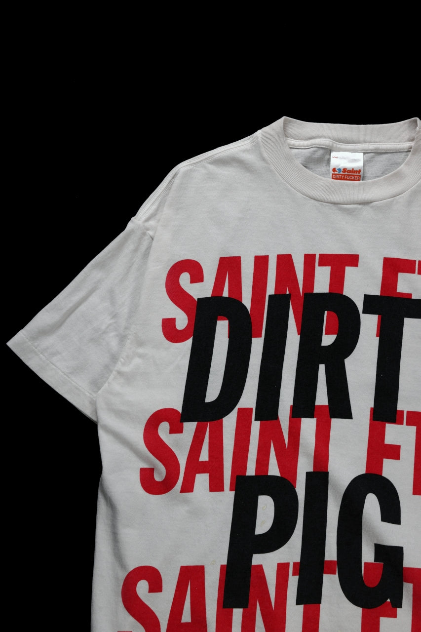 SAINT Mxxxxxx SS TEE / DIRTY PIG (WHITE)