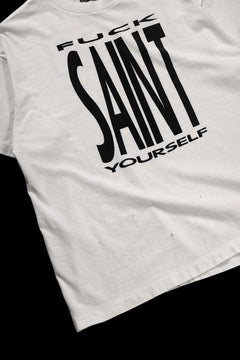 画像をギャラリービューアに読み込む, SAINT Mxxxxxx SS TEE / SAINT YOURSELF (WHITE)