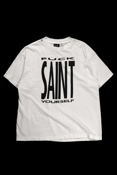 画像をギャラリービューアに読み込む, SAINT Mxxxxxx SS TEE / SAINT YOURSELF (WHITE)