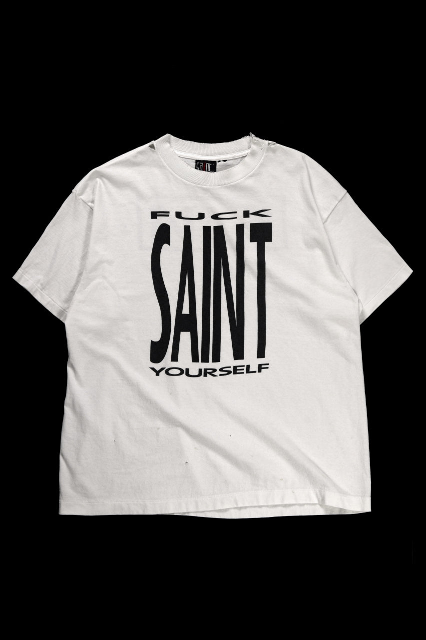 画像をギャラリービューアに読み込む, SAINT Mxxxxxx SS TEE / SAINT YOURSELF (WHITE)
