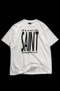 画像をギャラリービューアに読み込む, SAINT Mxxxxxx SS TEE / SAINT YOURSELF (WHITE)