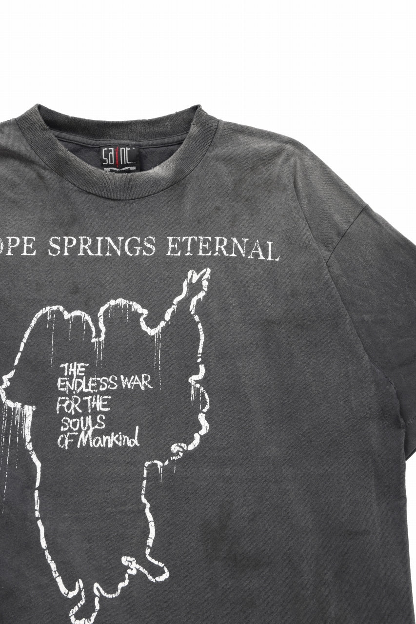 SAINT Mxxxxxx SS TEE / HOPE SPRING (BLACK)