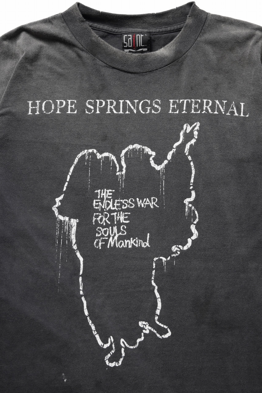 画像をギャラリービューアに読み込む, SAINT Mxxxxxx SS TEE / HOPE SPRING (BLACK)
