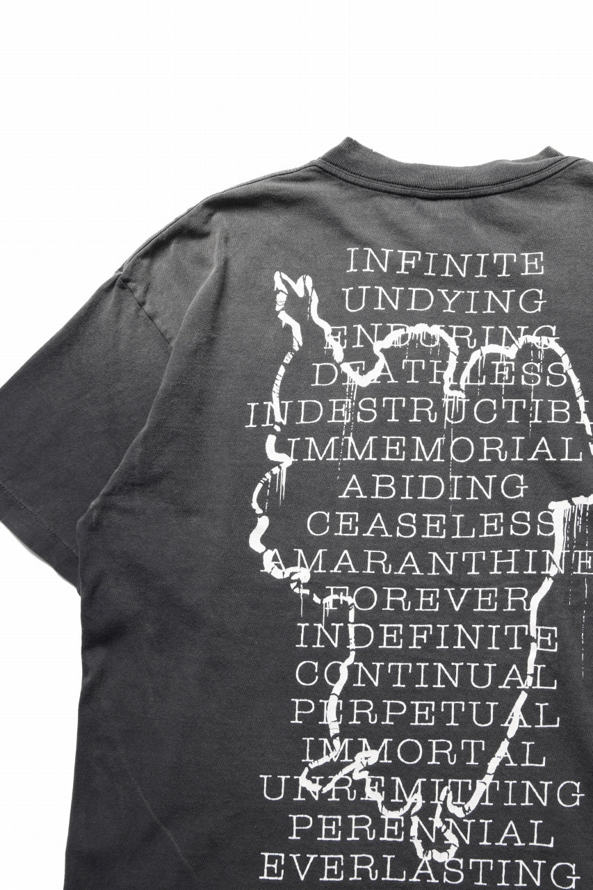 SAINT Mxxxxxx SS TEE / HOPE SPRING (BLACK)