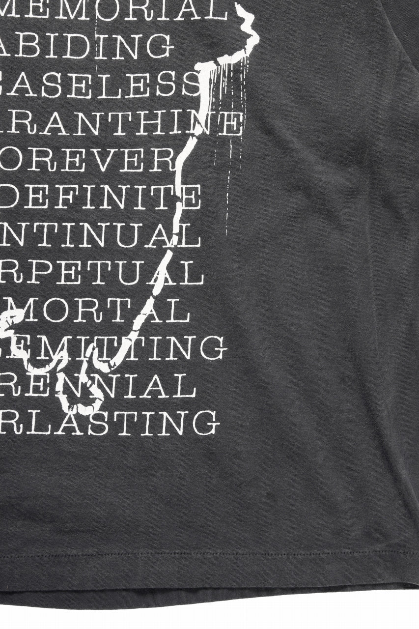 SAINT Mxxxxxx SS TEE / HOPE SPRING (BLACK)