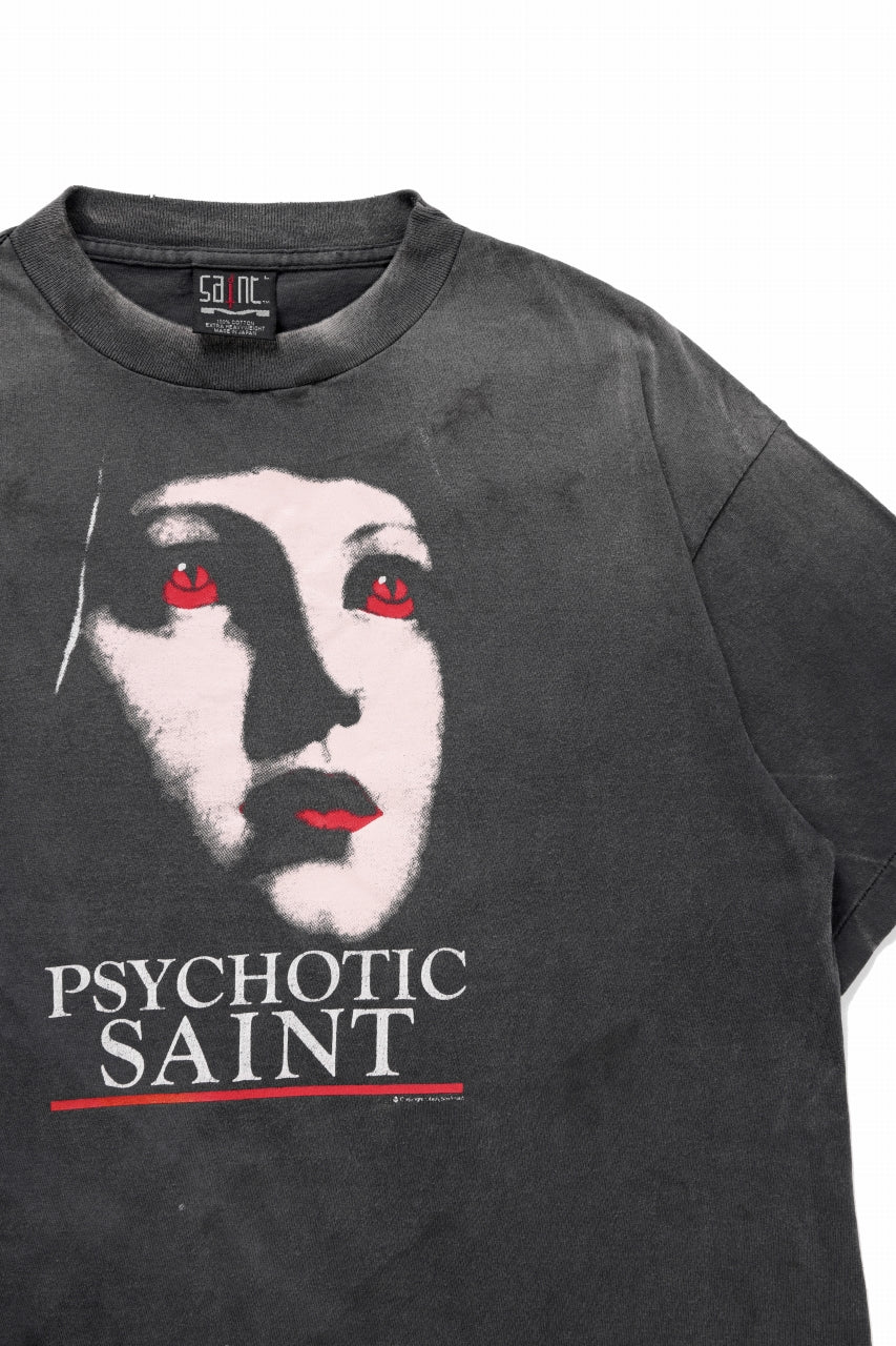 画像をギャラリービューアに読み込む, SAINT Mxxxxxx SS TEE / PSYCHOTIC SAINT (BLACK)