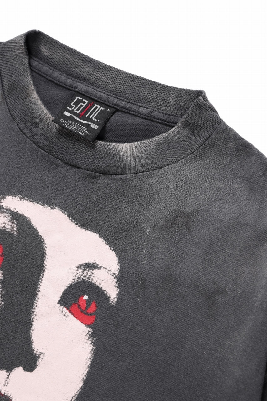 画像をギャラリービューアに読み込む, SAINT Mxxxxxx SS TEE / PSYCHOTIC SAINT (BLACK)