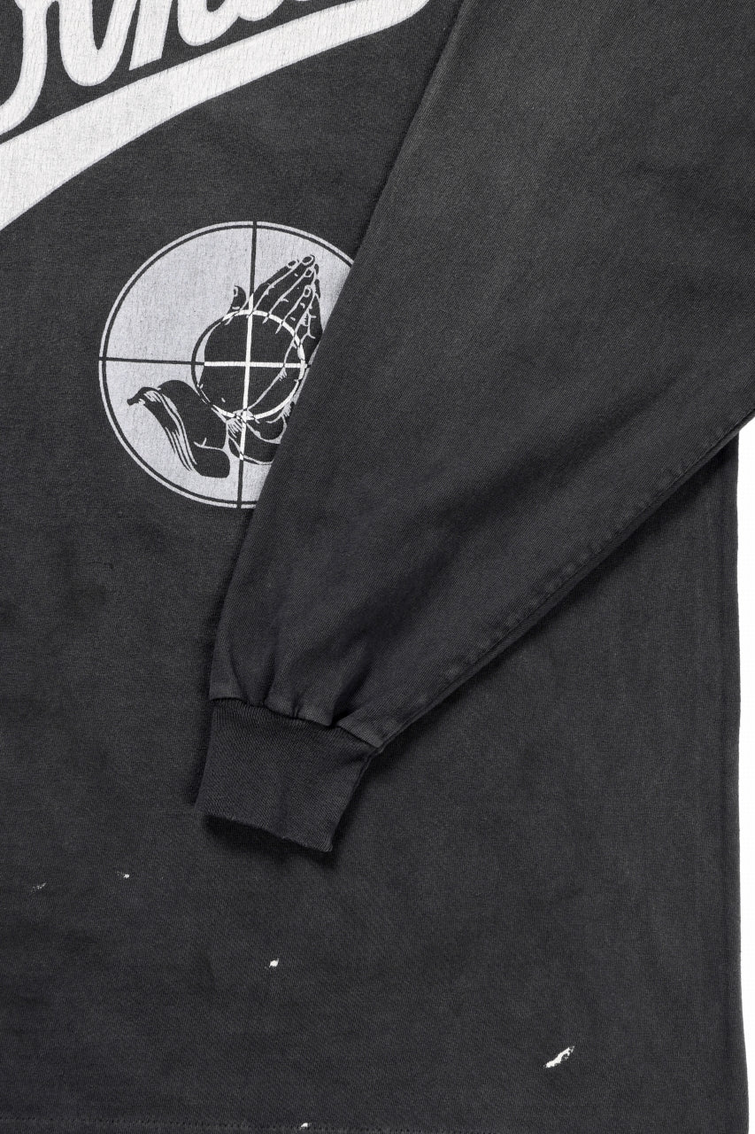 画像をギャラリービューアに読み込む, SAINT Mxxxxxx x FEAR OF GOD LS TEE / SAINT OF GOD (BLACK)