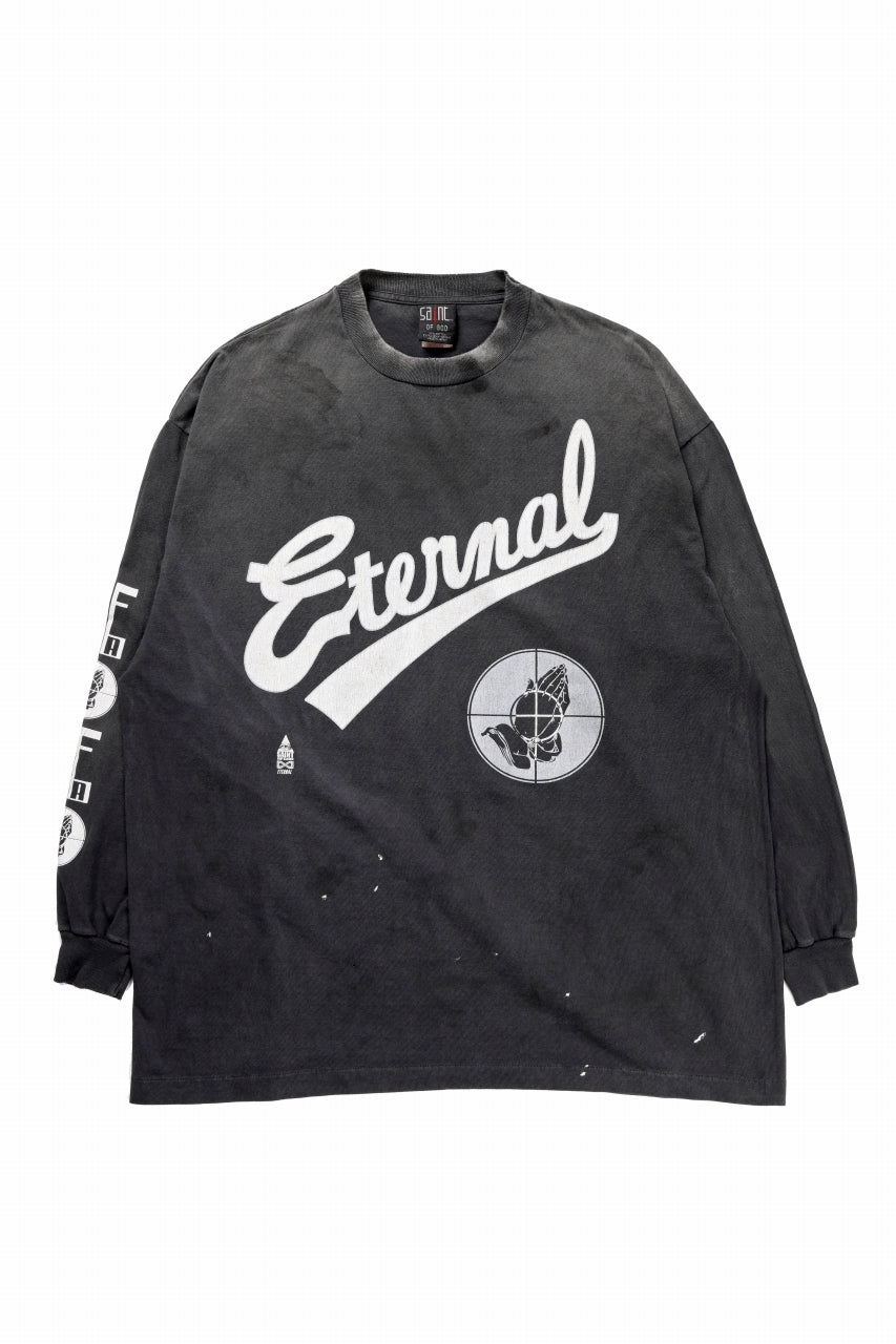 画像をギャラリービューアに読み込む, SAINT Mxxxxxx x FEAR OF GOD LS TEE / SAINT OF GOD (BLACK)