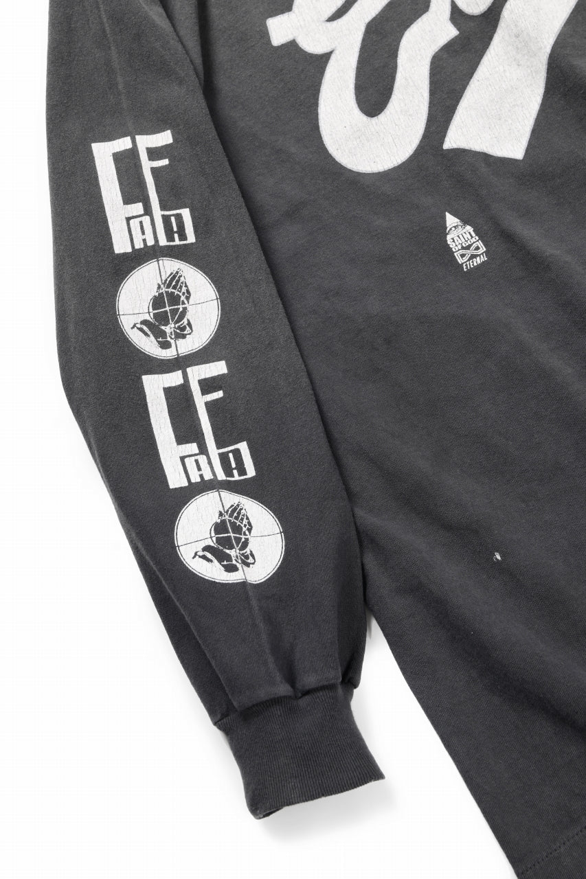 画像をギャラリービューアに読み込む, SAINT Mxxxxxx x FEAR OF GOD LS TEE / SAINT OF GOD (BLACK)