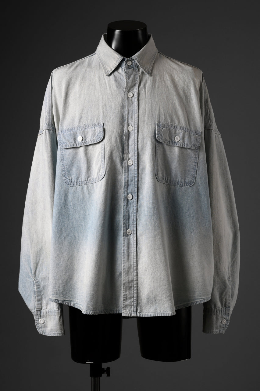 画像をギャラリービューアに読み込む, SAINT Mxxxxxx DENIM SHIRT (BLUE)