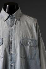 画像をギャラリービューアに読み込む, SAINT Mxxxxxx DENIM SHIRT (BLUE)