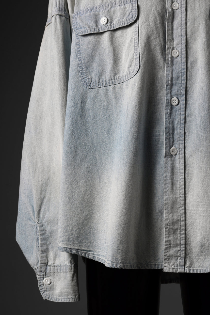 画像をギャラリービューアに読み込む, SAINT Mxxxxxx DENIM SHIRT (BLUE)
