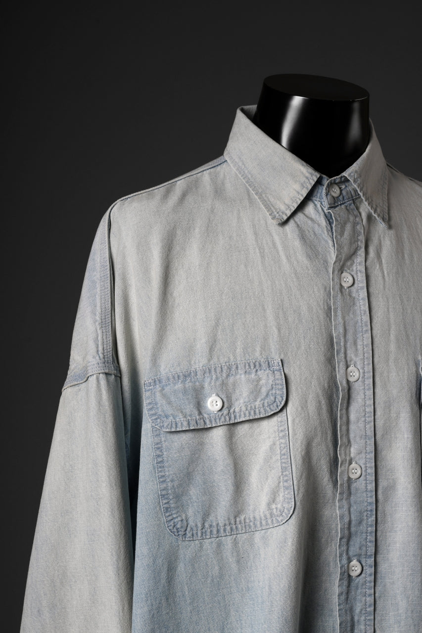 画像をギャラリービューアに読み込む, SAINT Mxxxxxx DENIM SHIRT (BLUE)