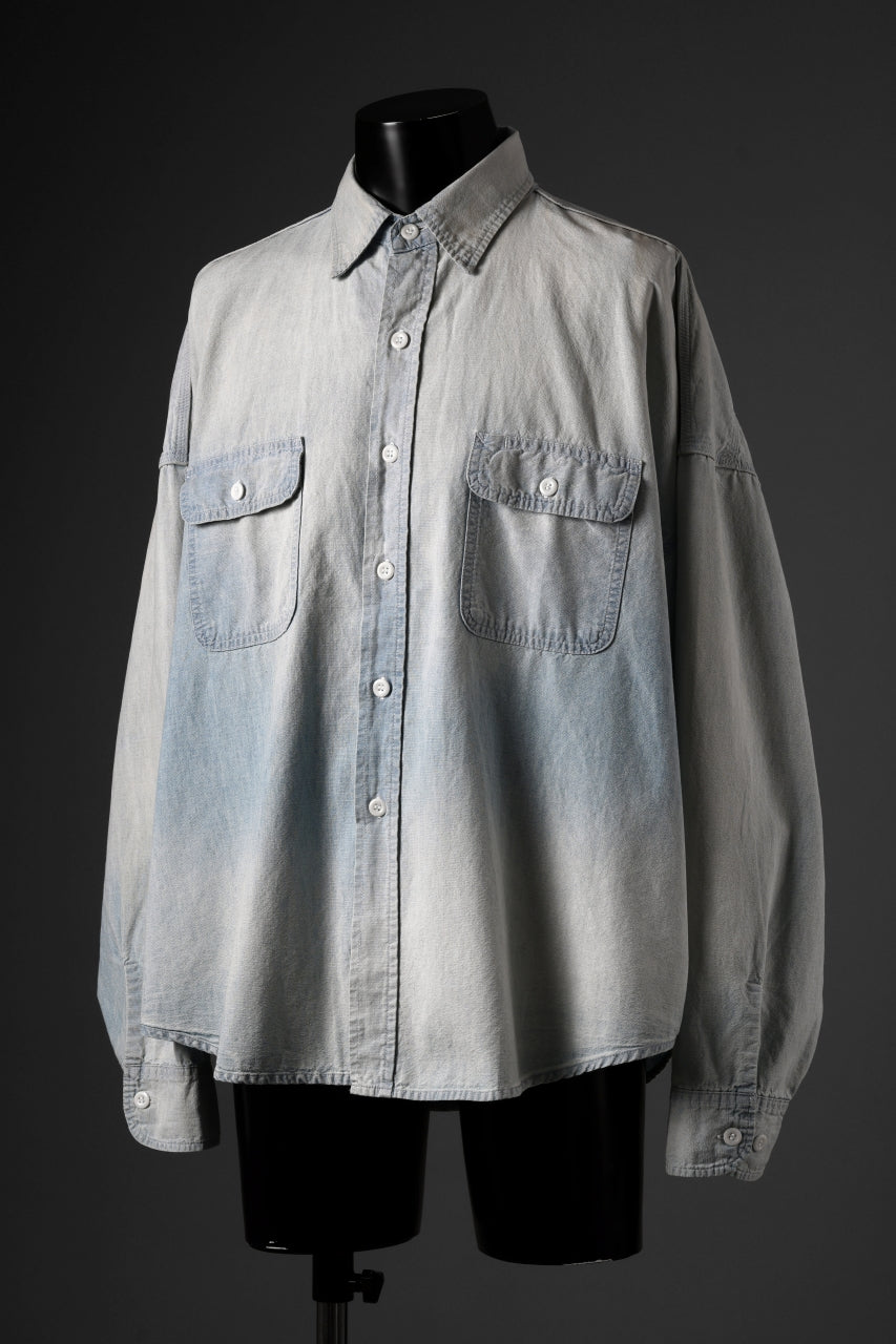 画像をギャラリービューアに読み込む, SAINT Mxxxxxx DENIM SHIRT (BLUE)