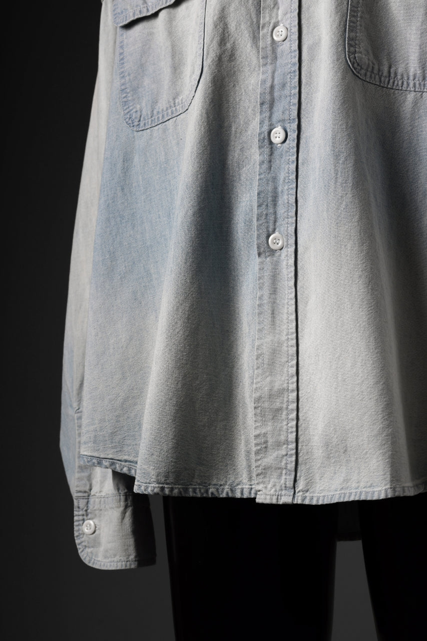 画像をギャラリービューアに読み込む, SAINT Mxxxxxx DENIM SHIRT (BLUE)