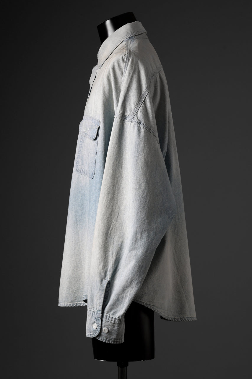 画像をギャラリービューアに読み込む, SAINT Mxxxxxx DENIM SHIRT (BLUE)